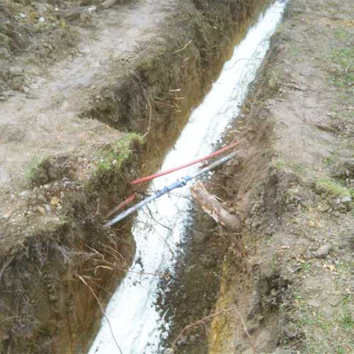 150 ft. water pipe with SPF barrier